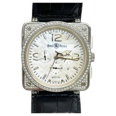 Reloj de pulsera Bell & Ross con diamantes
