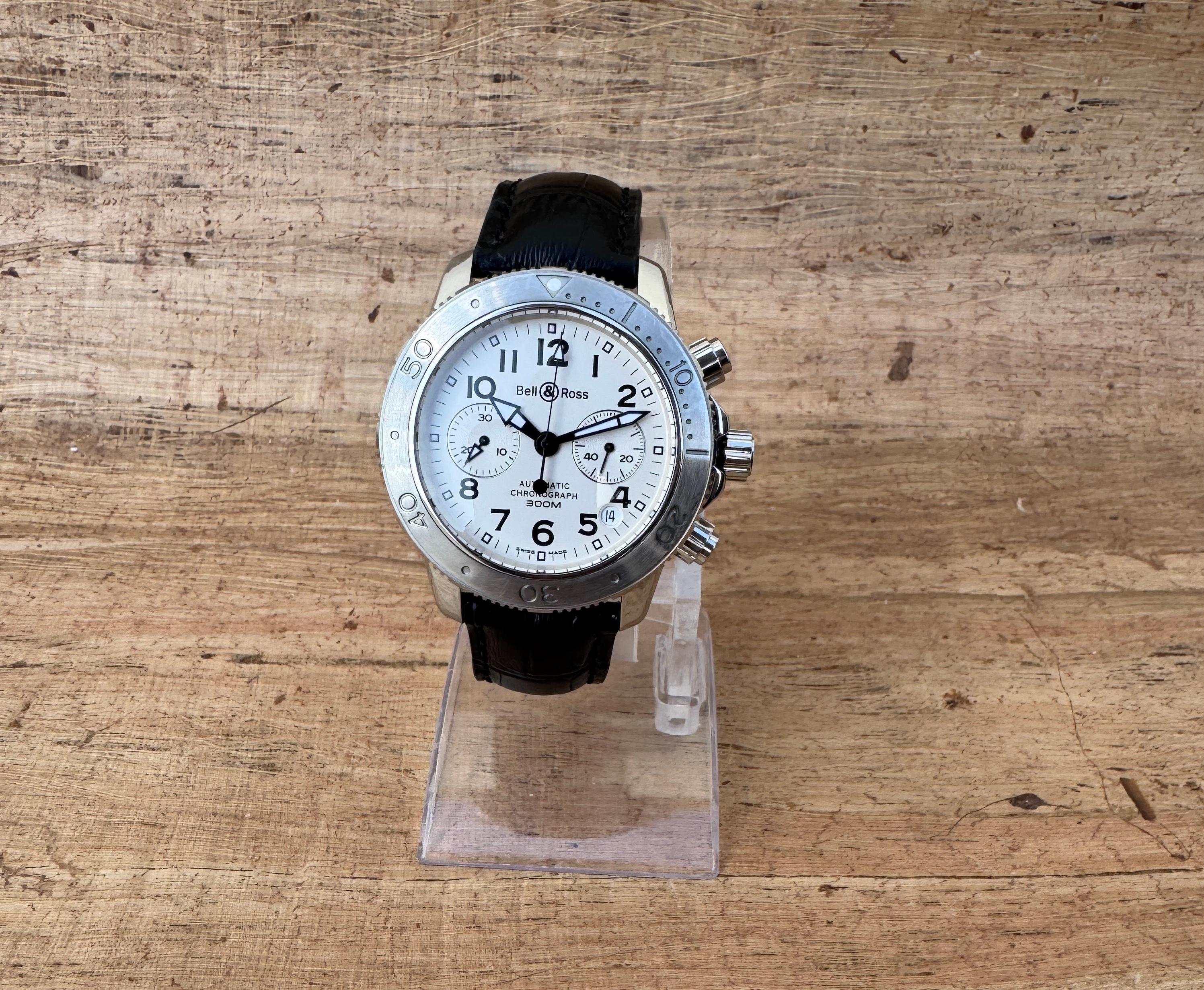 Bell & Ross Diver 300M chronograph White Dial 41mm SALE For Sale 1