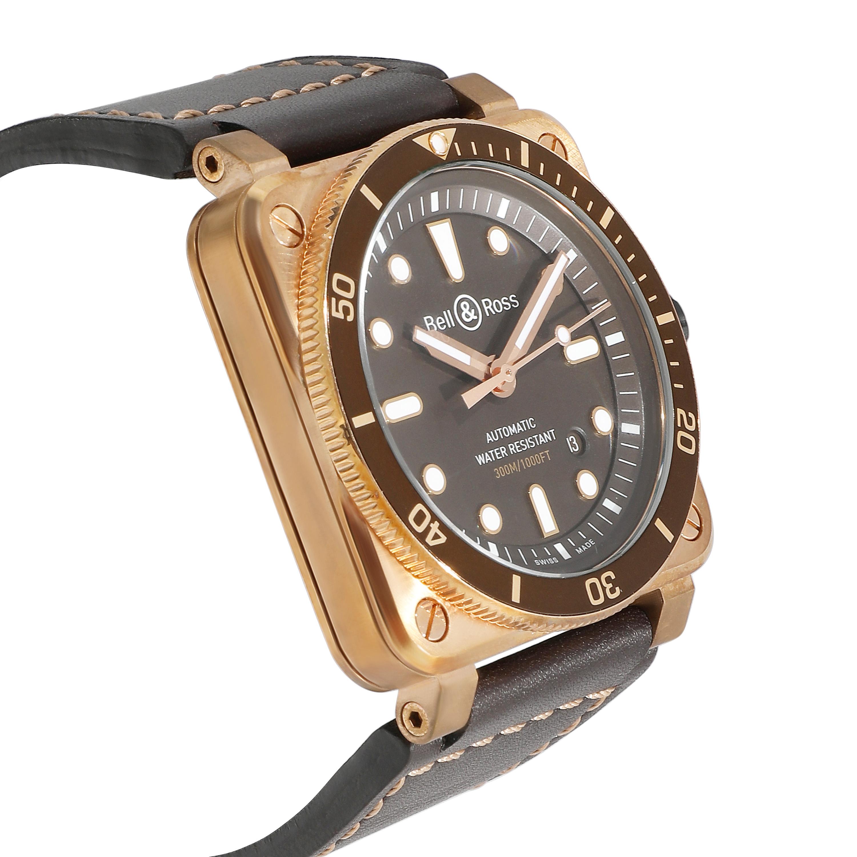 Bell & Ross Diver BR03-92-D-BR-BR/SCA Men's Watch in  Bronze In Excellent Condition For Sale In New York, NY