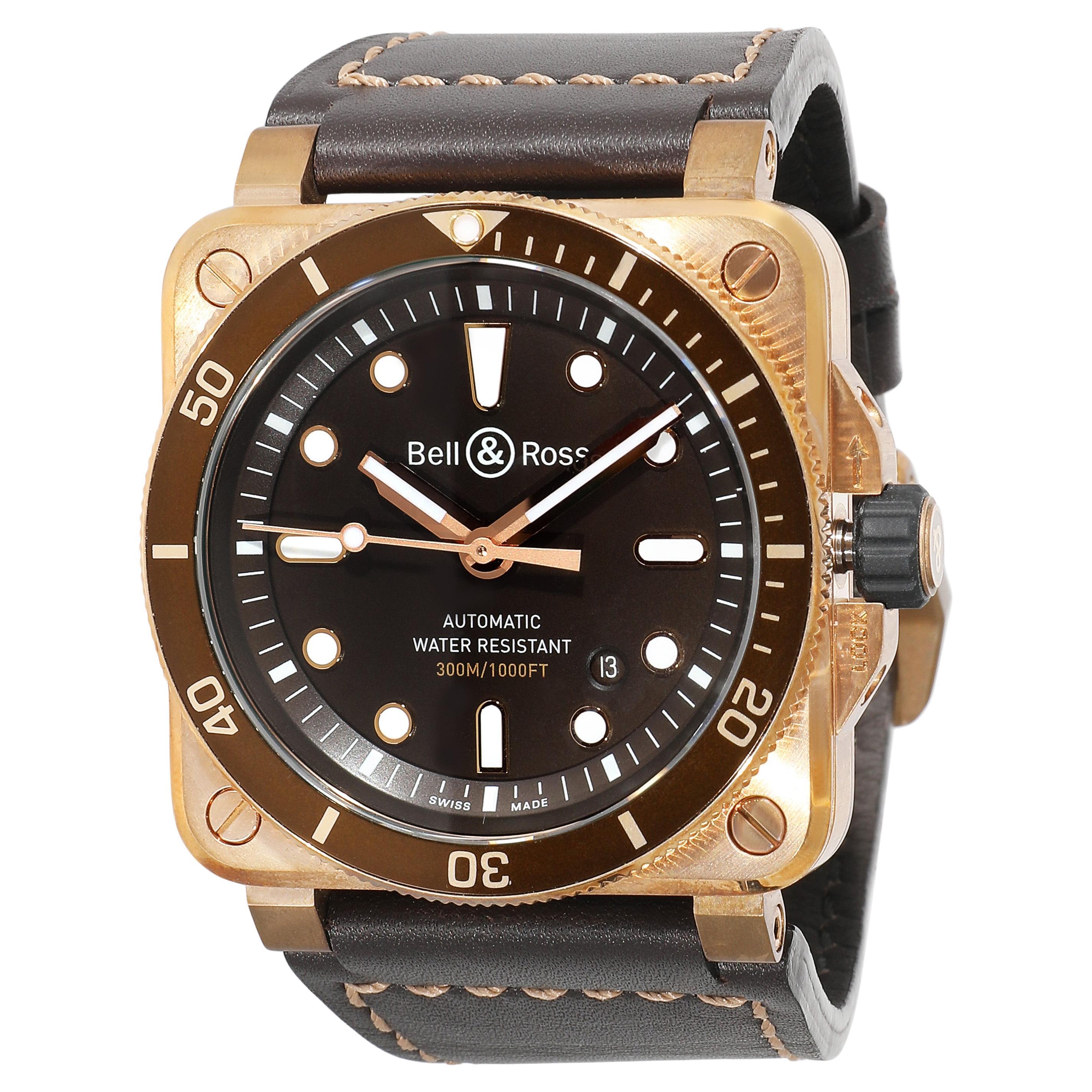 Bell & Ross Diver BR03-92-D-BR-BR/SCA Men's Watch in  Bronze For Sale