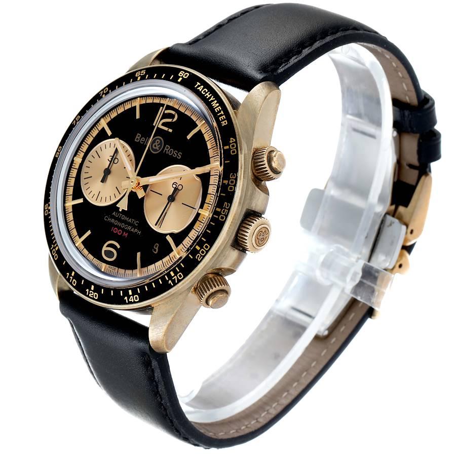 bronze chronograph watch
