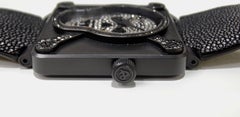 Bell & Ross Watch Limited Edition Diamond Skull & Cross Bones Airborne