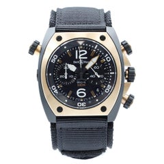 Bell & Ross Marine Black Matte PVD Steel Automatic Men's Watch BR02-CHR-BICOLOR