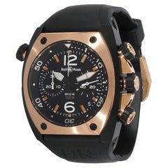 Bell & Ross Marine Chronograph BR02-94 Men's Watch in  PVD/18k Rose Gold