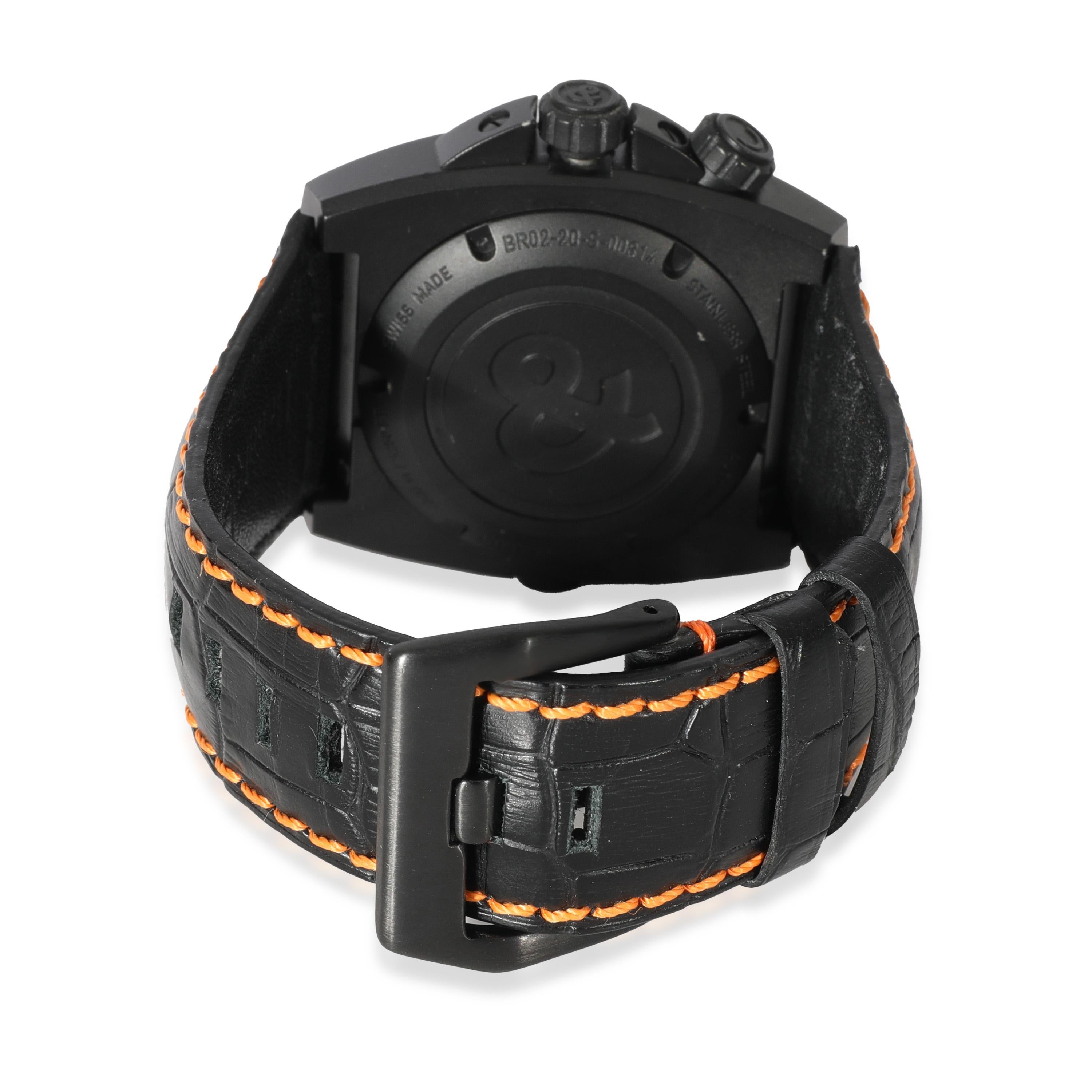 Bell & Ross Marine Pro Diver BR02-20 Orologio da Uomo in  PVD

SKU: 127576

DETTAGLI PRIMARI
Marchio: Bell & Ross
Model No: Marine Pro Diver
Paese di origine: Svizzera
Tipo di movimento: Meccanico: Automatico/Kinetico
Anno di produzione: