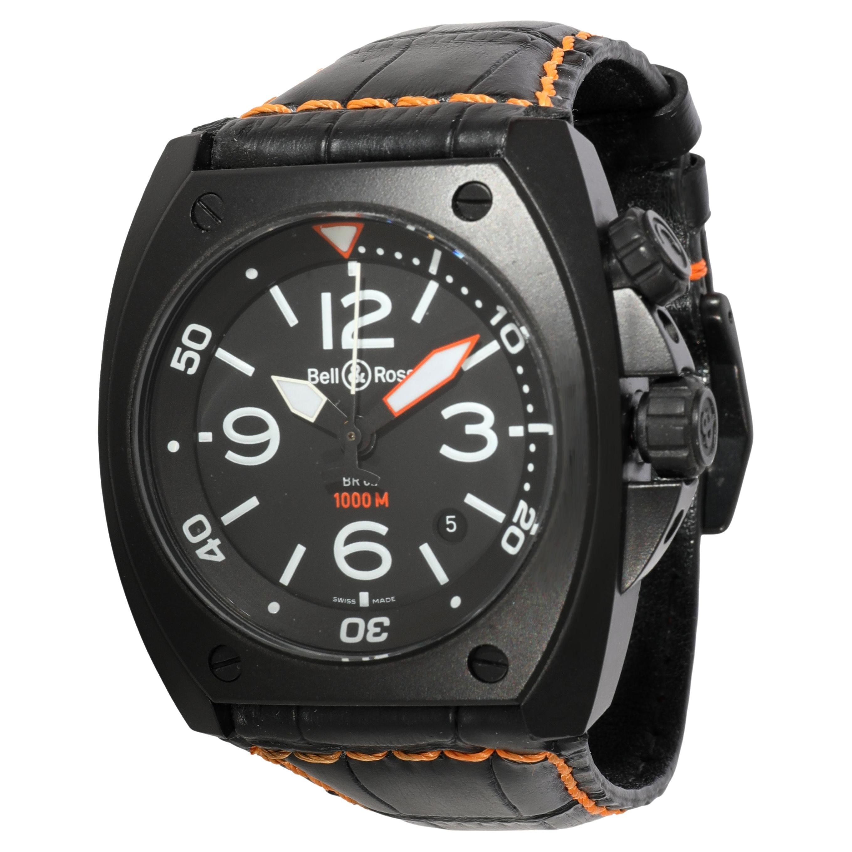 Bell & Ross Marine Pro Diver BR02-20 Men's Watch in  PVD