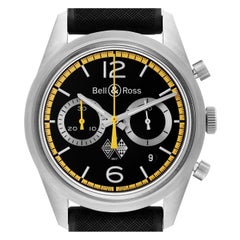 Bell & Ross Renault Sport, montre pour hommes du 40e anniversaire en acier, édition limitée