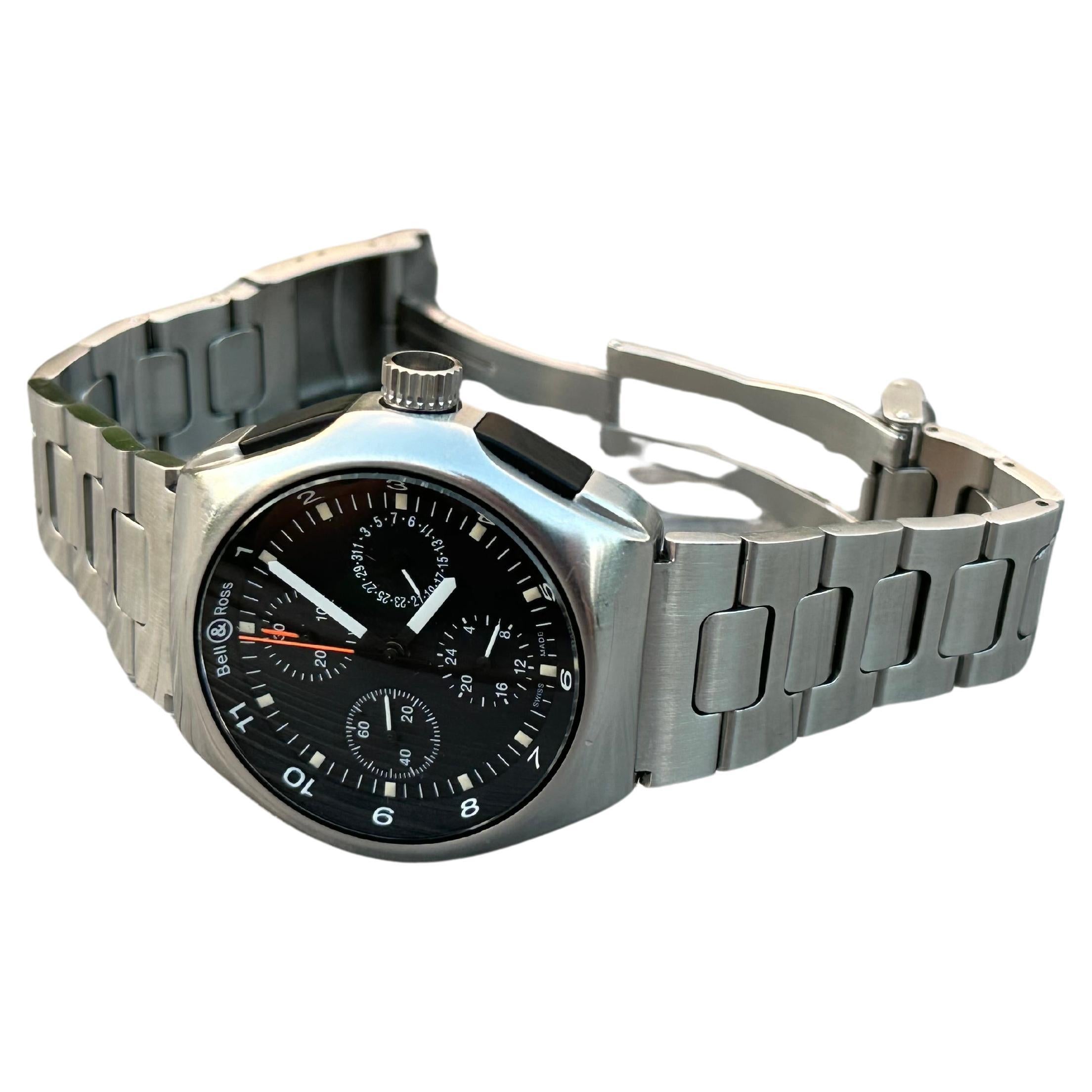 Bell & Ross SPACE 3 GMT Titanium 42mm 24HR Automatic Men's Watch