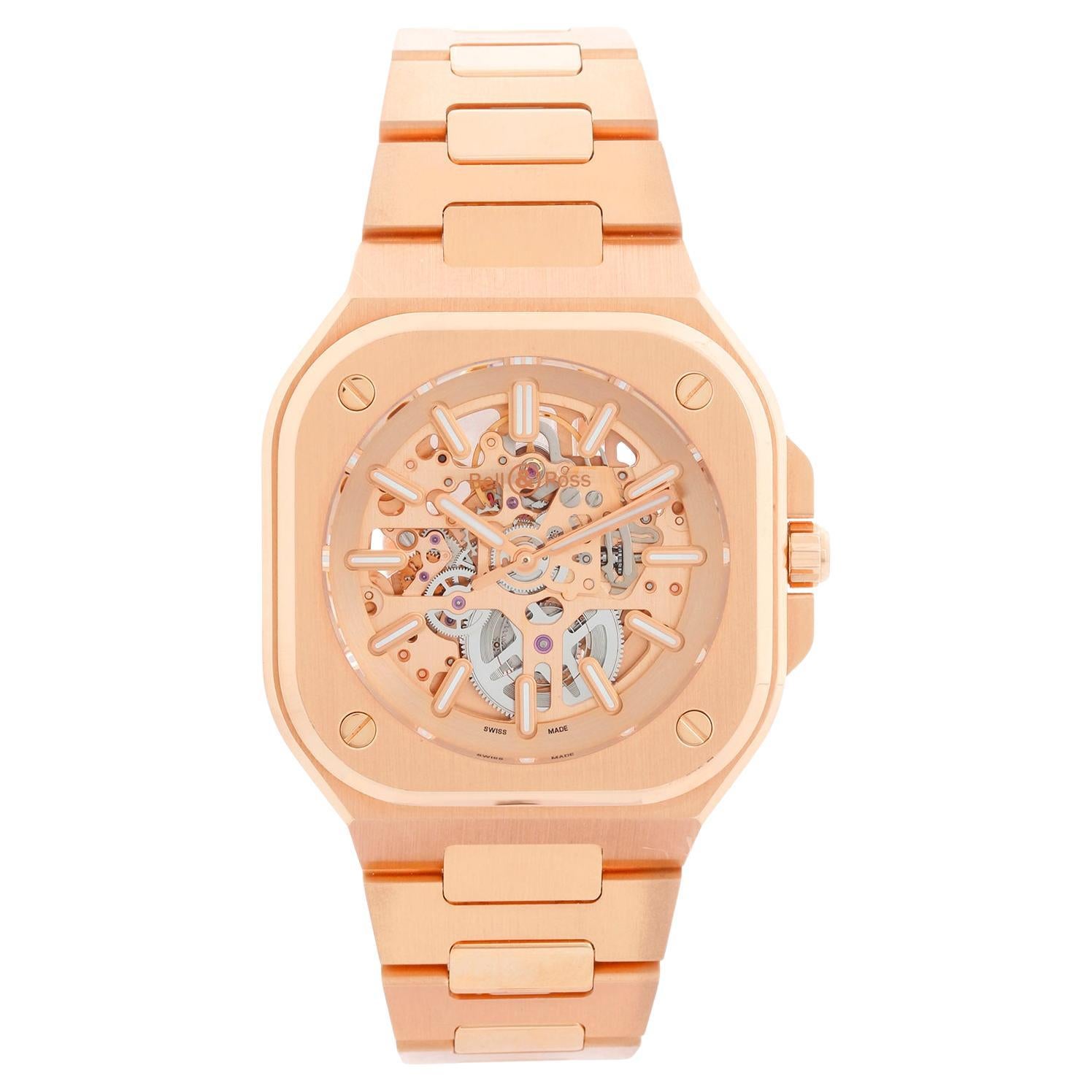 Bell & Ross Urban BR 05 Skeleton Mens Watch BR05A-PG-SK-PG/SPG