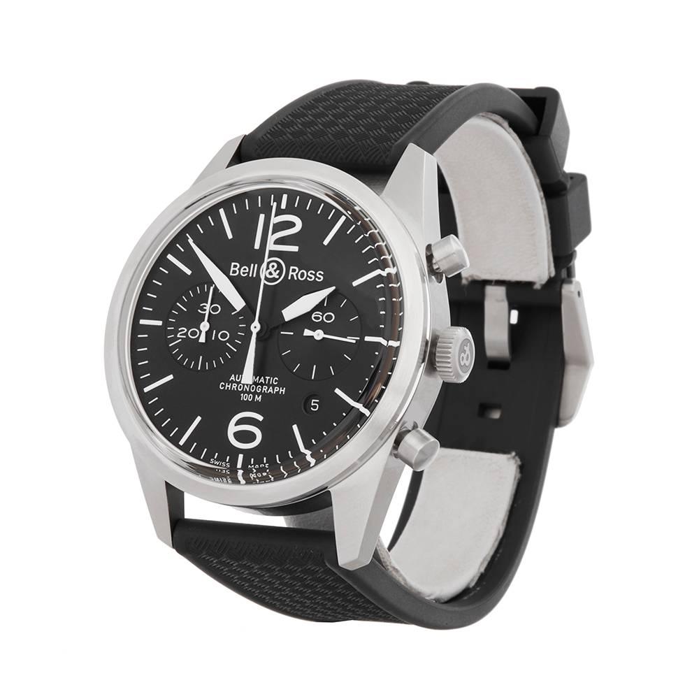 Ref: COM1465
Manufacturer: Bell & Ross
Model: Vintage
Model Ref: BR126
Age: 9th July 2016
Gender: Mens
Complete With: Box, Manuals & Guarantee
Dial: Black Baton
Glass: Sapphire Crystal
Movement: Automatic
Water Resistance: To Manufacturers