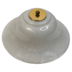 Vintage Bell Shape Glass Flush Mount by Doria Leuchten, Germany, 1970s