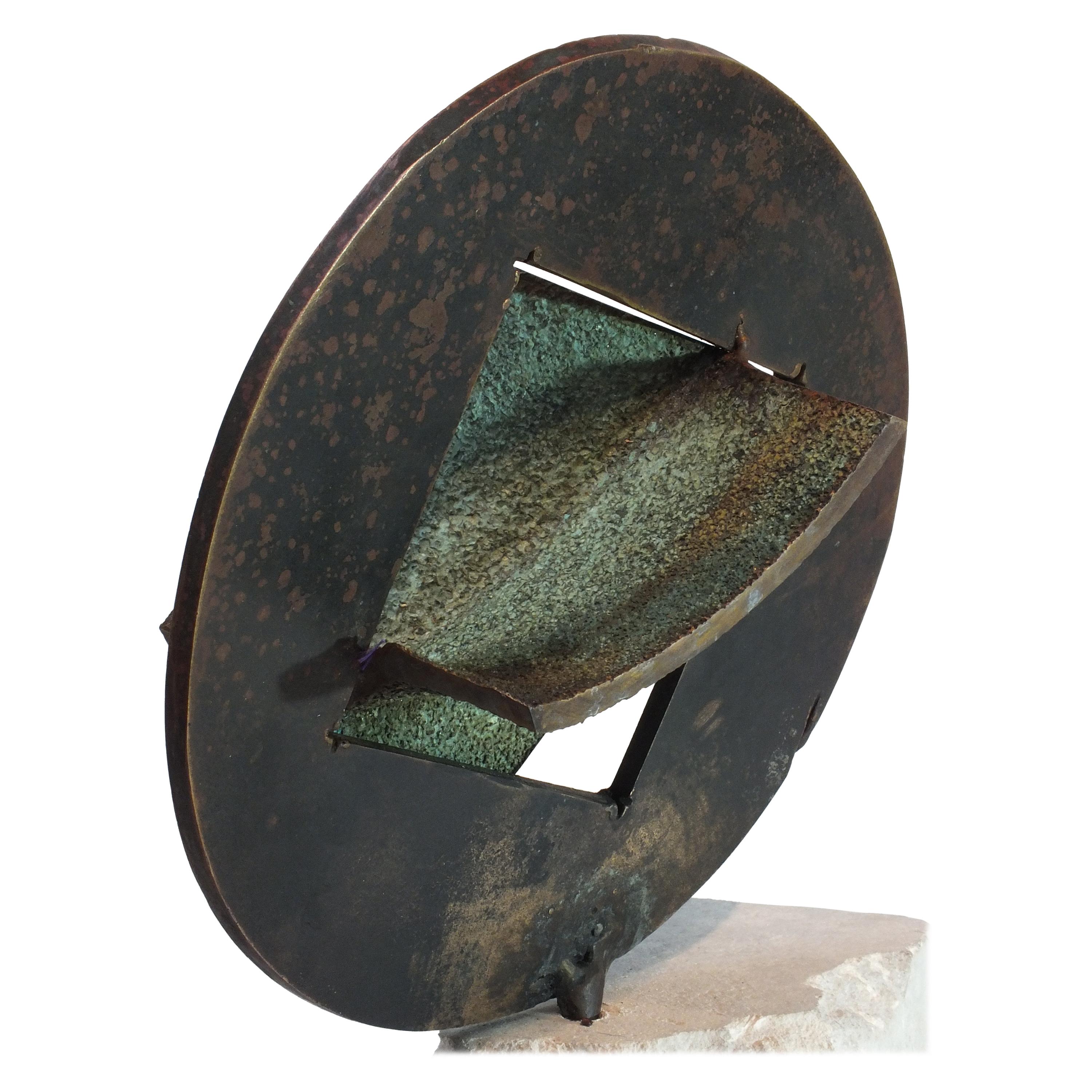 Bell Stone, Cast Bronze Sculpture For Sale
