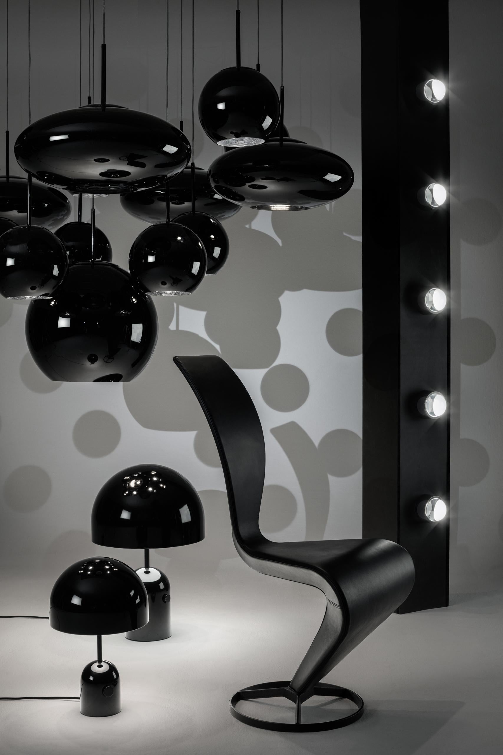 Steel Bell Table Light by Tom Dixon For Sale