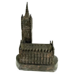 Campanario Cloth Hall Edificio de souvenirs de Gante Modelo arquitectónico Bélgica Años 30