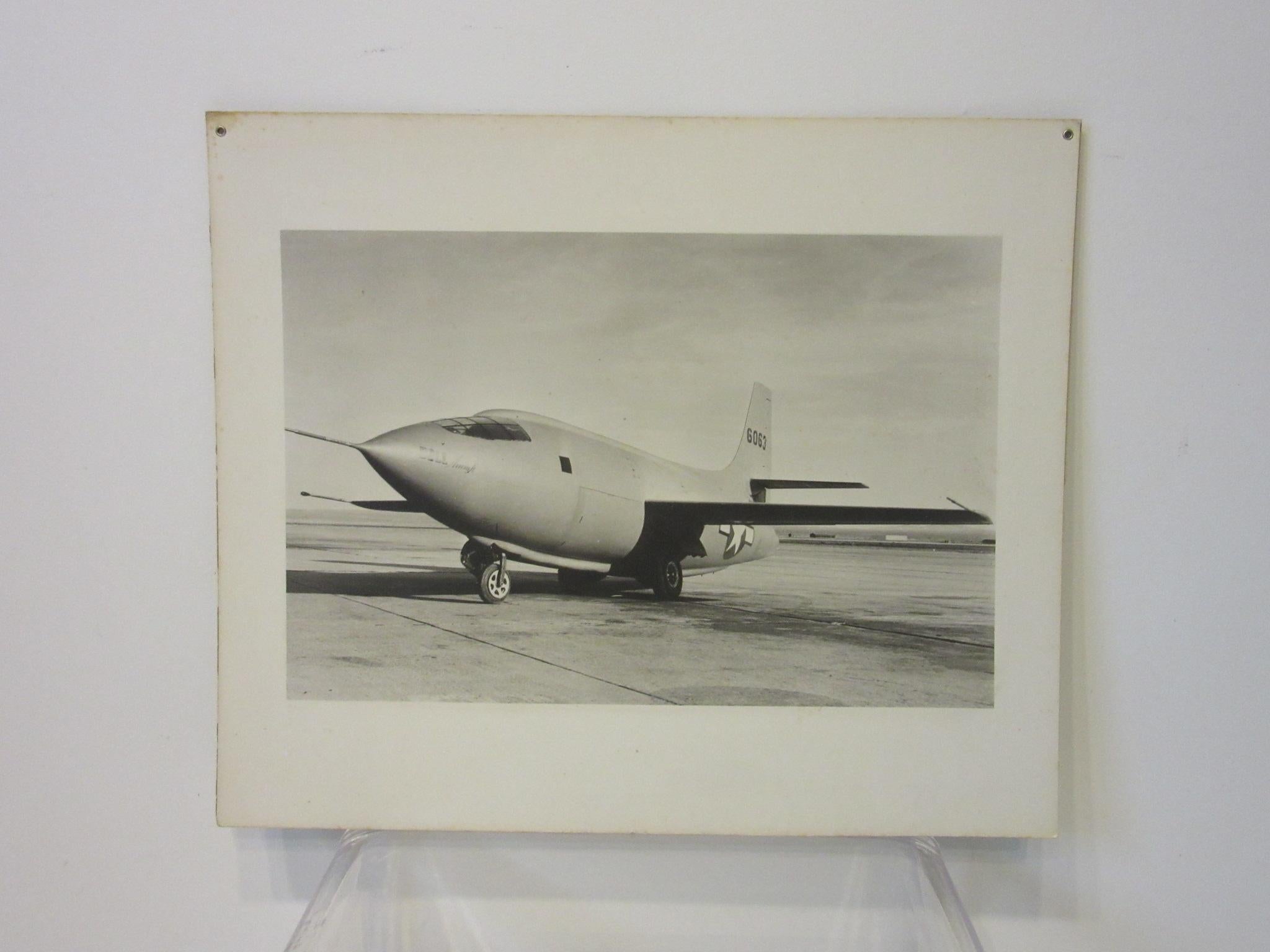Bell X-1 Aircraft Manufactures Foto / Chuck Yeager im Angebot 3