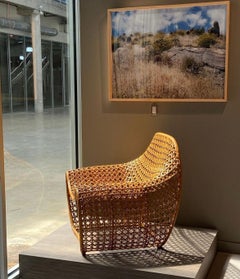 Bella Armchair Open Weave Leather