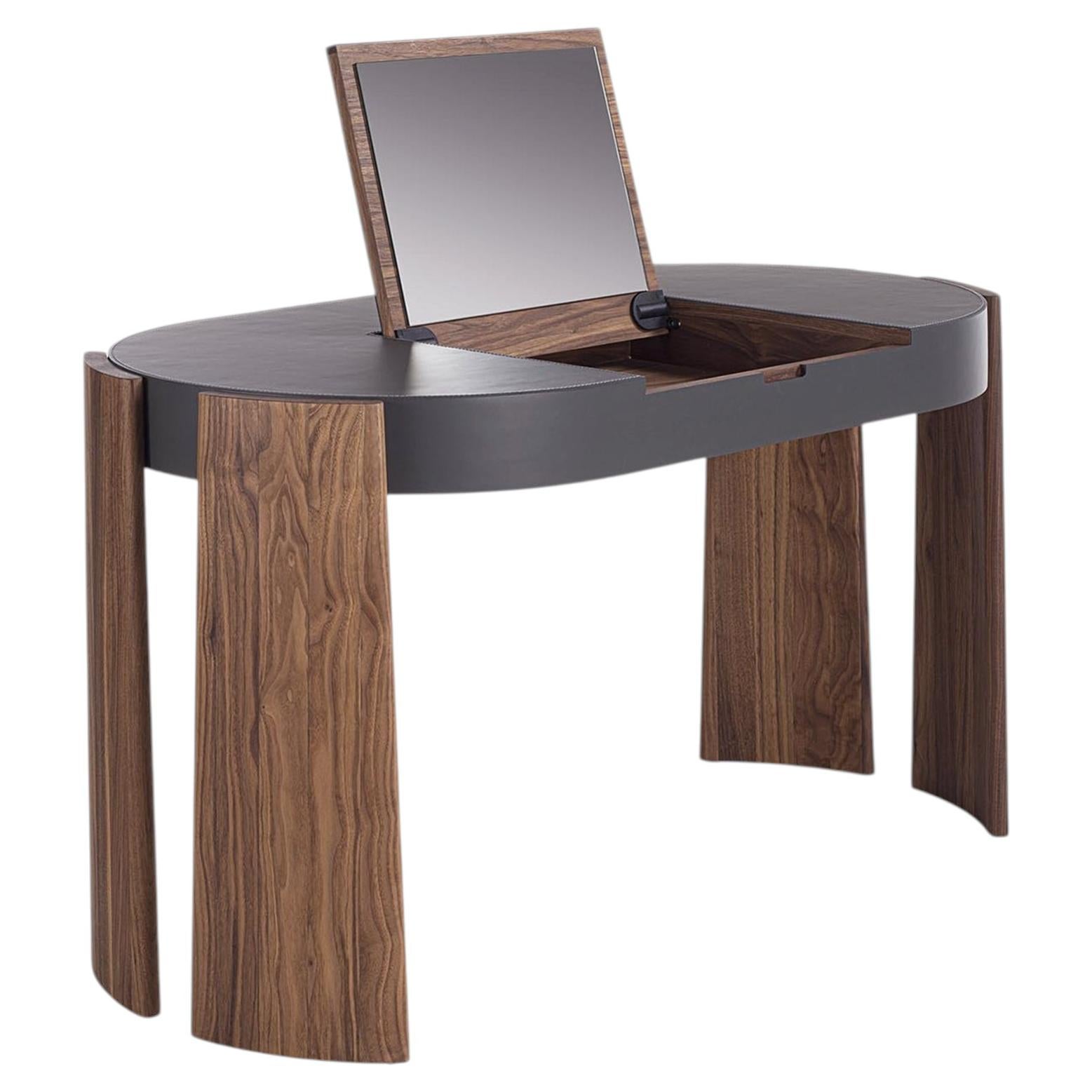 Bella Coiffeuse Walnut Desk For Sale