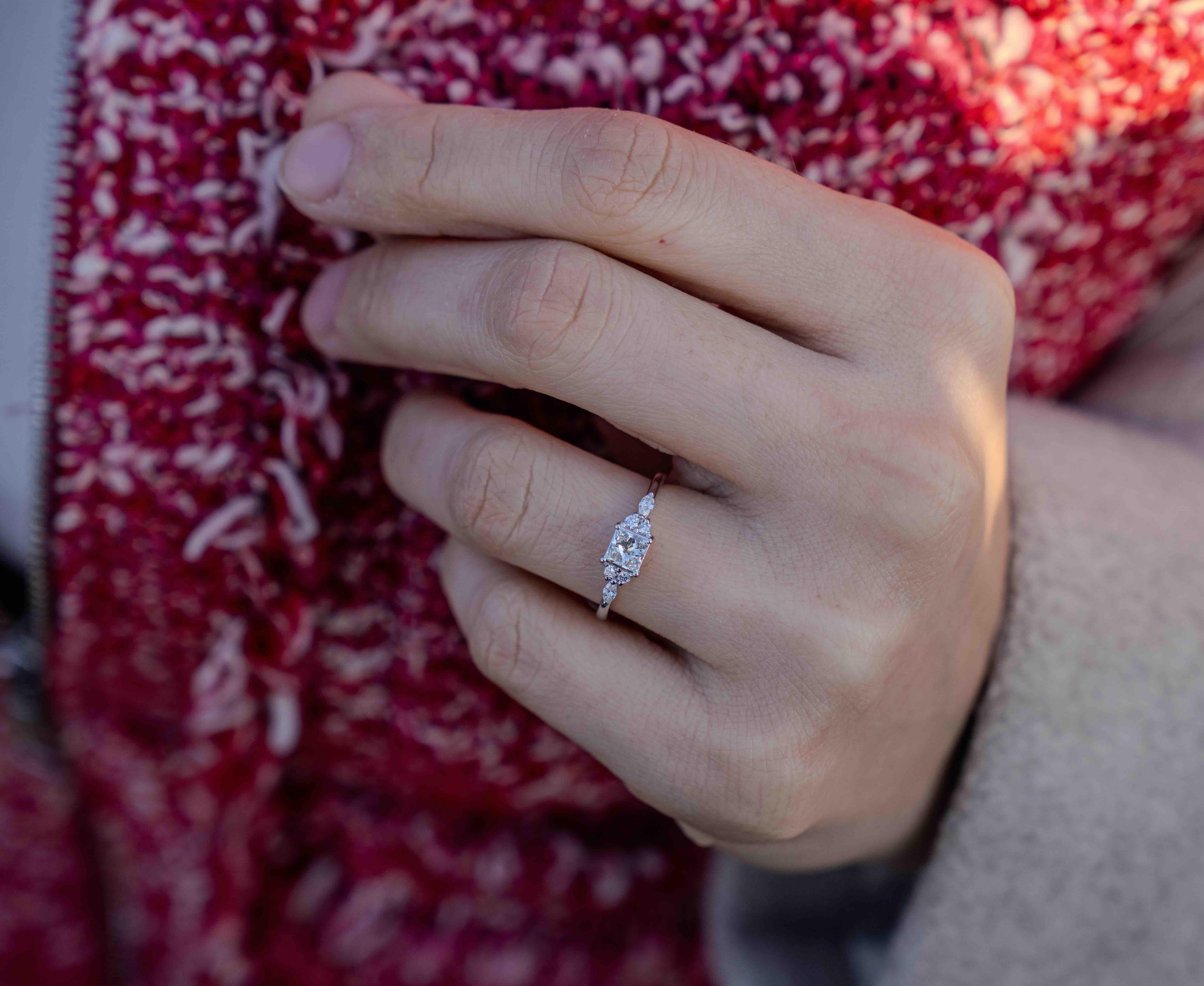 For Sale:  ”Bella” Diamond Engagement Ring 4