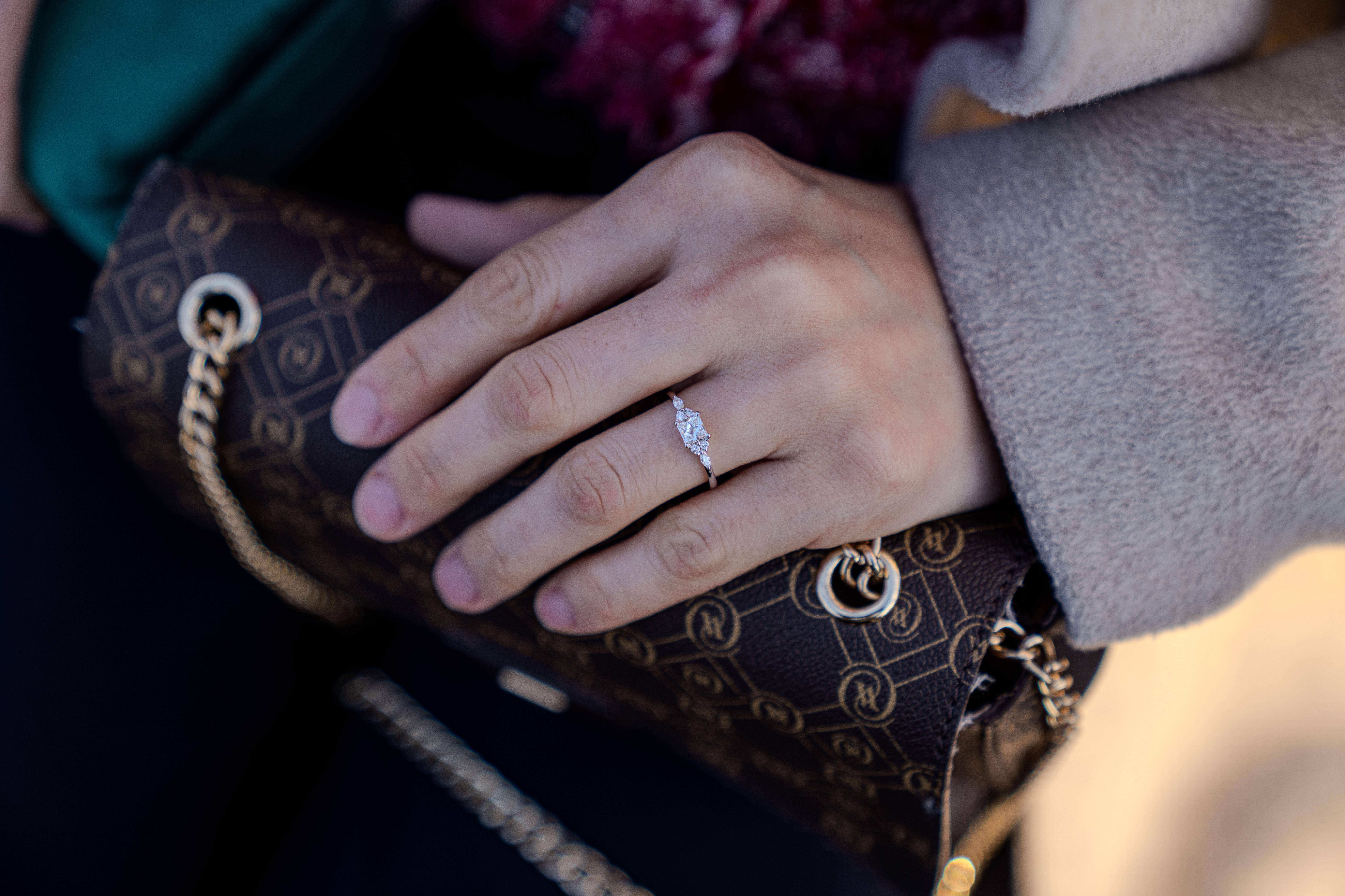 For Sale:  ”Bella” Diamond Engagement Ring 9