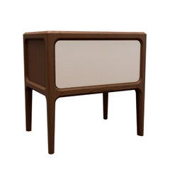 Bellagio Table de nuit en bois de frêne avec tiroir