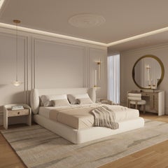 BELLAGIO Contemporary Fully Upholstered Luxury Bed, Modern Design