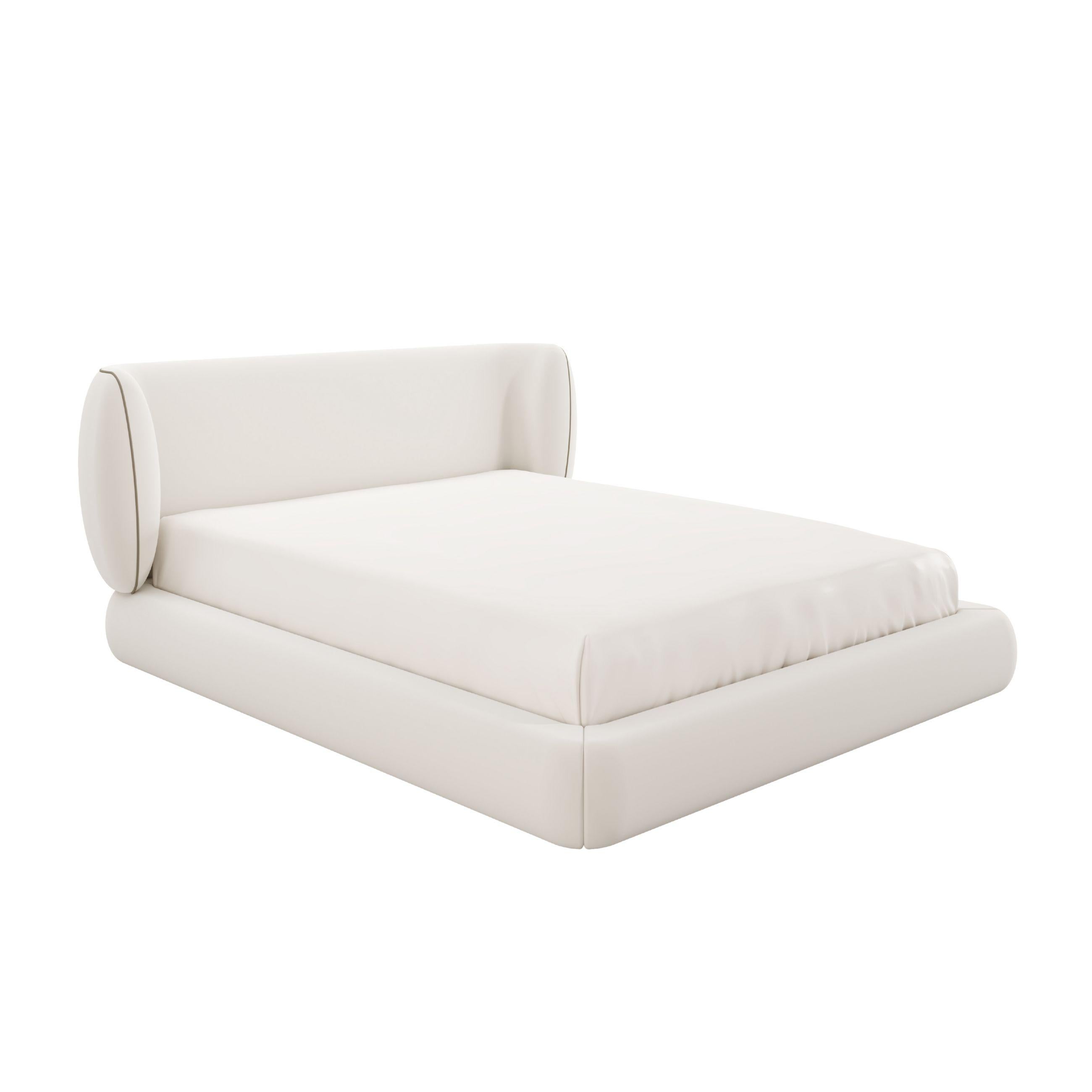 Lit BELLAGIO entièrement recouvert de tissu Neuf - En vente à Frazão, Porto