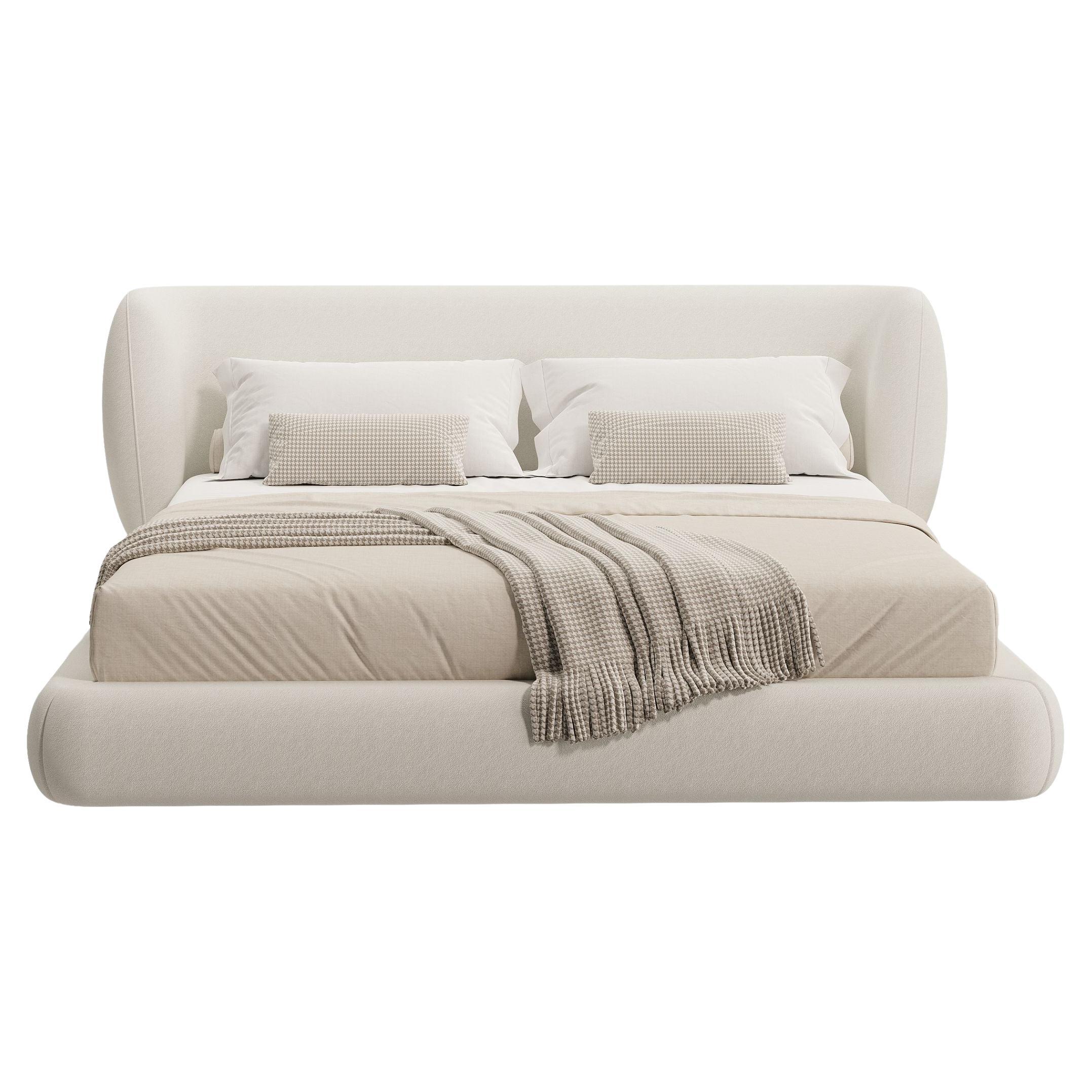 Lit BELLAGIO entièrement recouvert de tissu