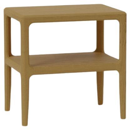 Bellagio Bedside Table, Made of Ash Wood For Sale