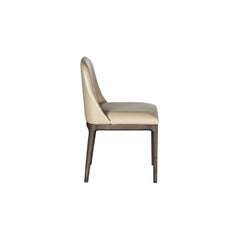 Bellagio Contemporary Upholsterd Dining Chair in Ashwood