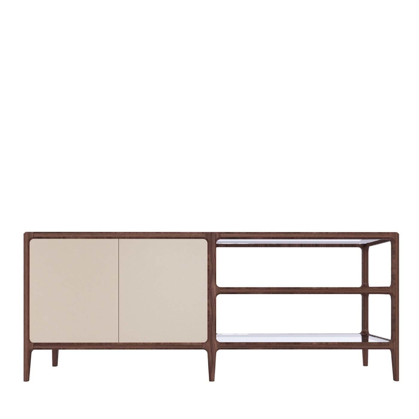 Bellagio-Sideboard aus Leder von Libero Rutilo (Italienisch) im Angebot