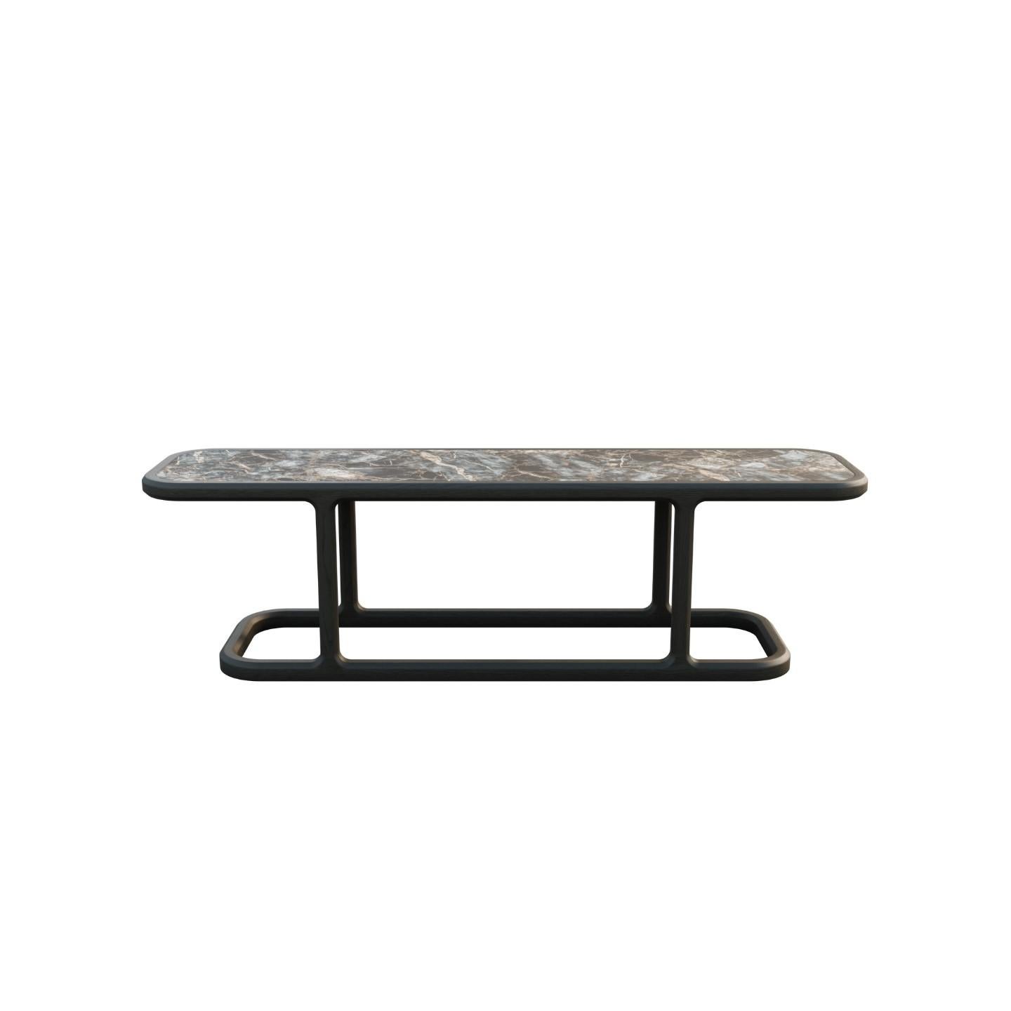 Contemporary low table made of ash wood, designed by Libero Rutilo
The table can have wooden, glass or stone top: available stones
Emperador dark
Sahara Noir
Pulpis brown
White calacatta.


 