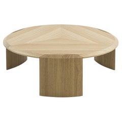 Bellagio Round Oak Coffee Table
