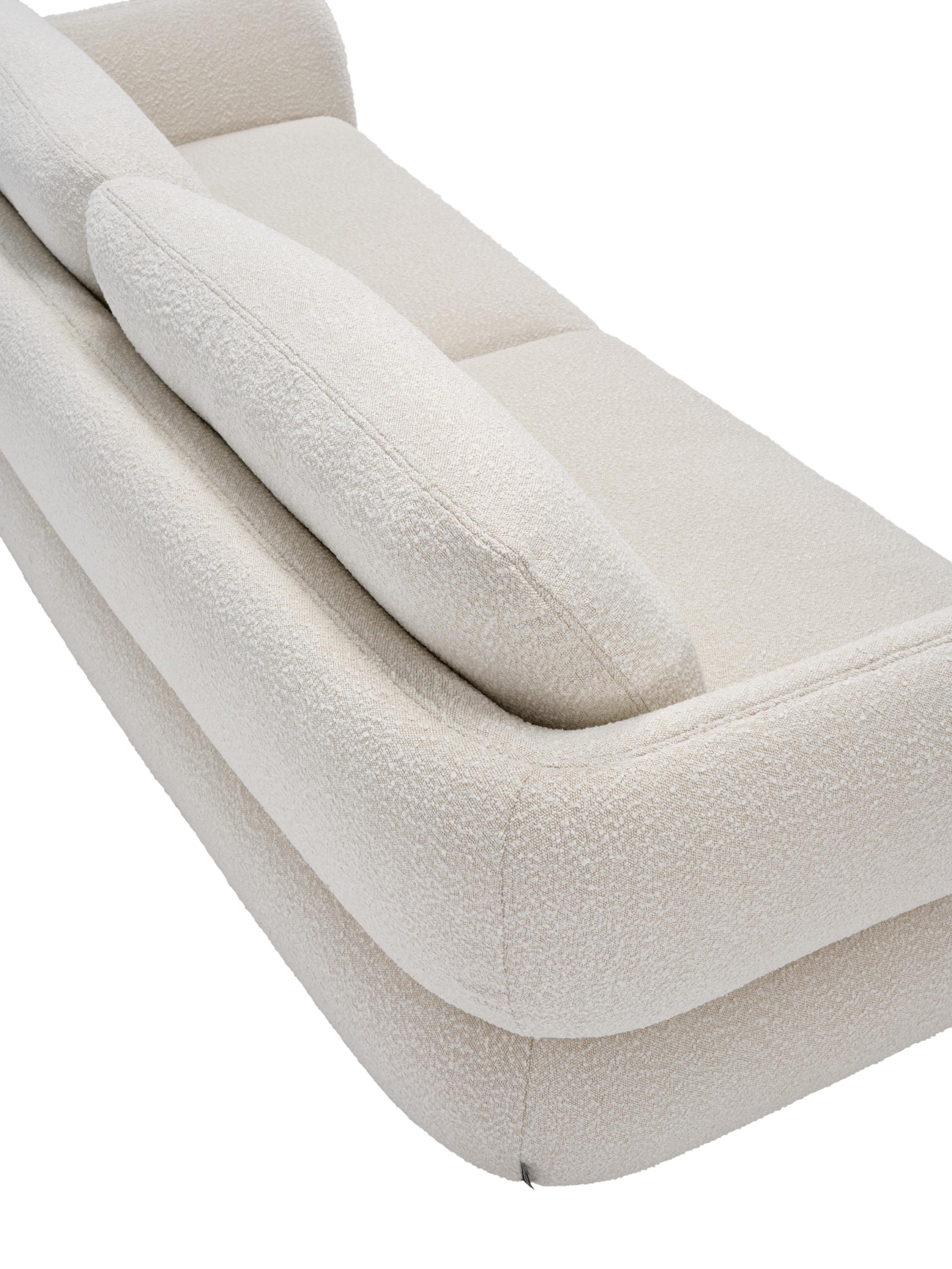 BELLAGIO Sofa aus Perlenbouclé (Portugiesisch)