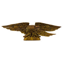 Bellamy Style Hand-Carved New England Pine Eagle, Early to Mid-20th Century