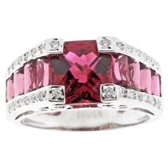 Bellarri Biusa Anello con tormalina rosa e diamanti
