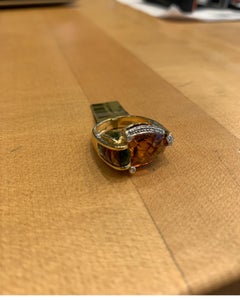 Bellarri Multi-Colored Gemstone Diamond Gold Ring 