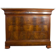 Mahogany  Chest of drawer Louis-Philippe Period circa 1840