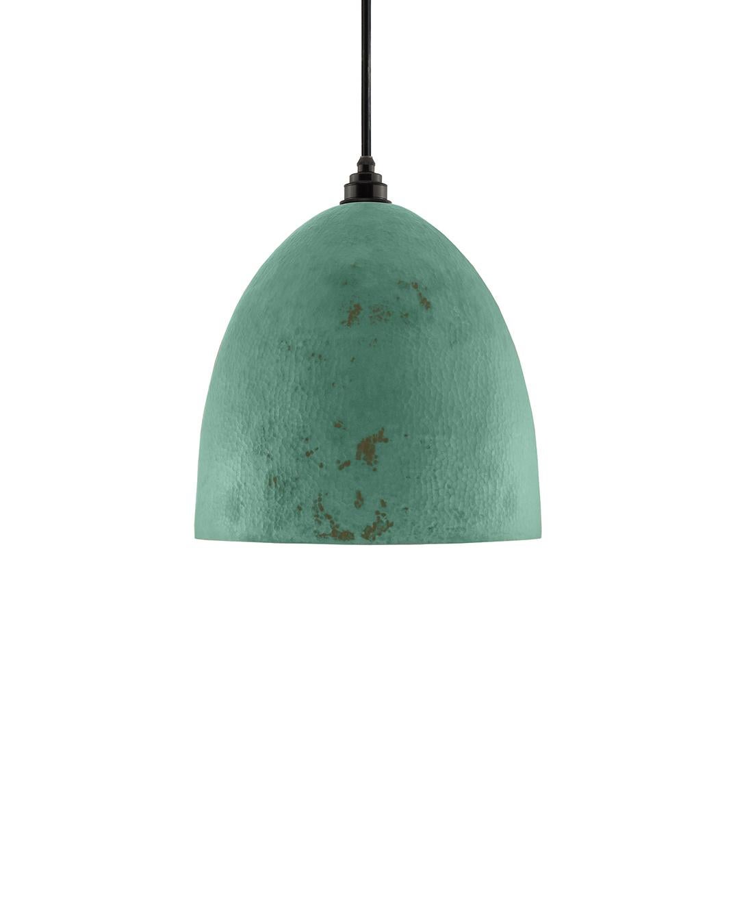 Belle Contemporary Pendant Lamp in Solid Polished Copper In New Condition For Sale In San Miguel de Allende, MX