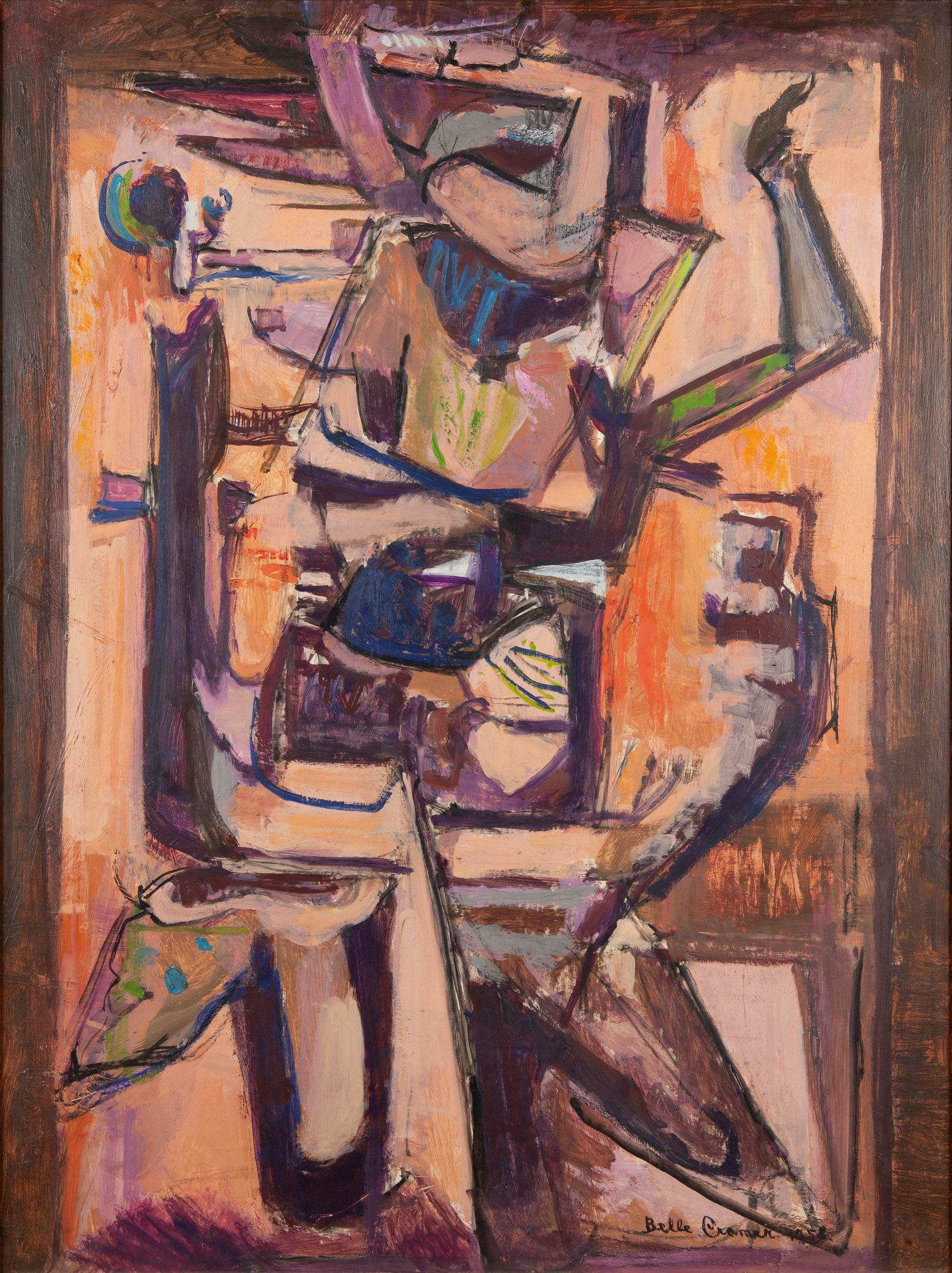 Enigmatic Dancer - Painting by Belle Cramer