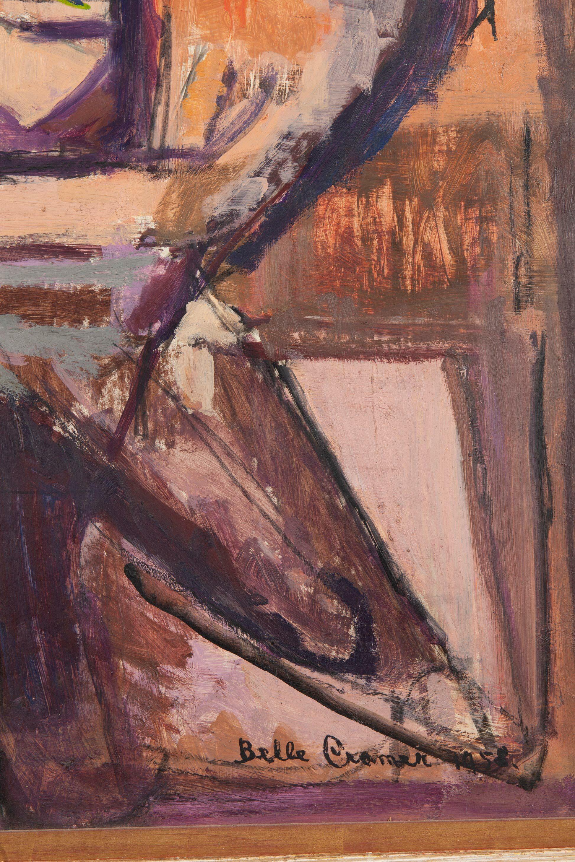 Enigmatic Dancer - Abstract Painting by Belle Cramer