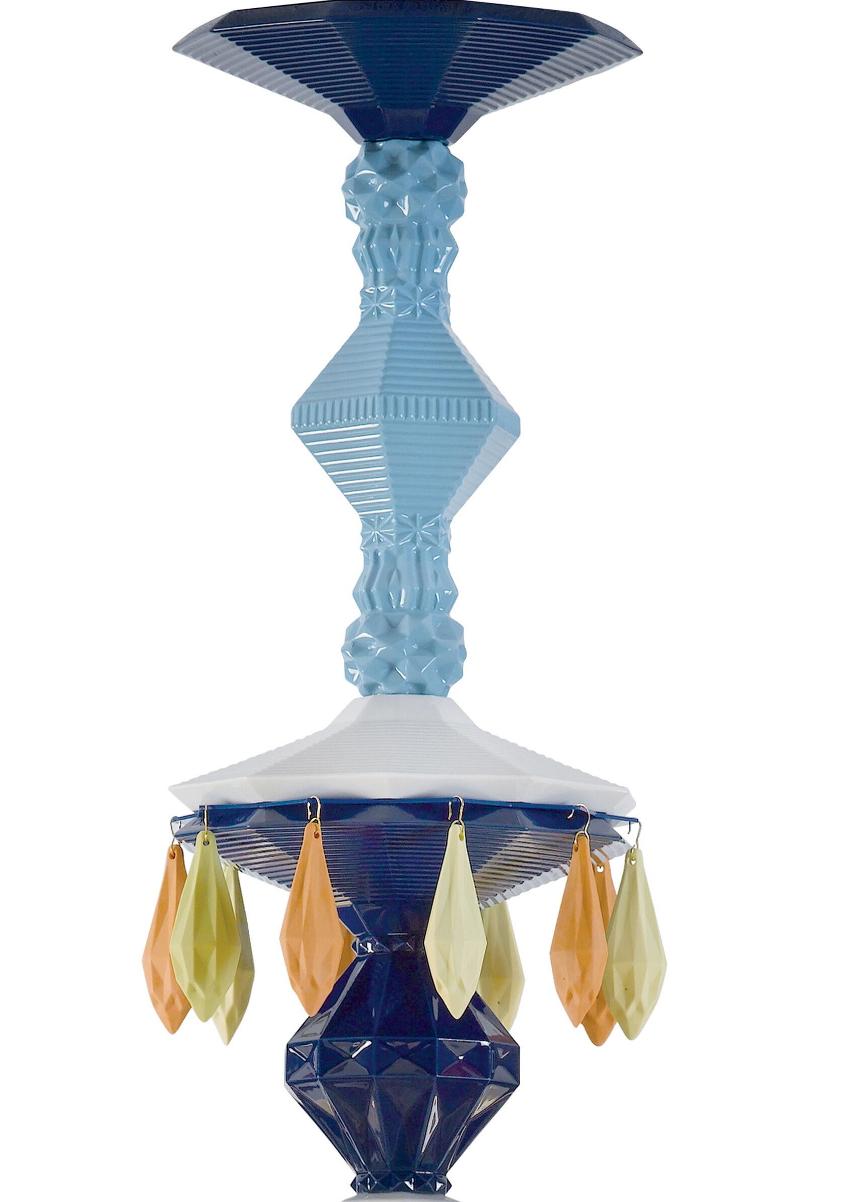 Hand-Crafted Belle de Nuit 24 Lights Chandelier, Multi-Color 'CE/UK' For Sale