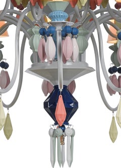 Belle de Nuit 40 Lights Chandelier, Multicolor 'CE/UK'