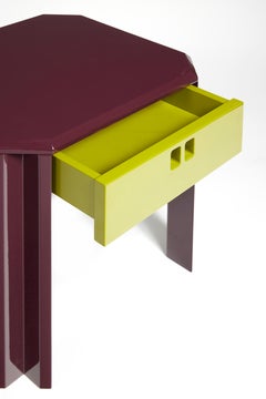 Belle De Nuit Lacquered Bedside Table Designed By Chloé Nègre