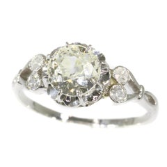 Belle Epoque 0.94 Carat Diamond Engagement Ring a So Called Solitair