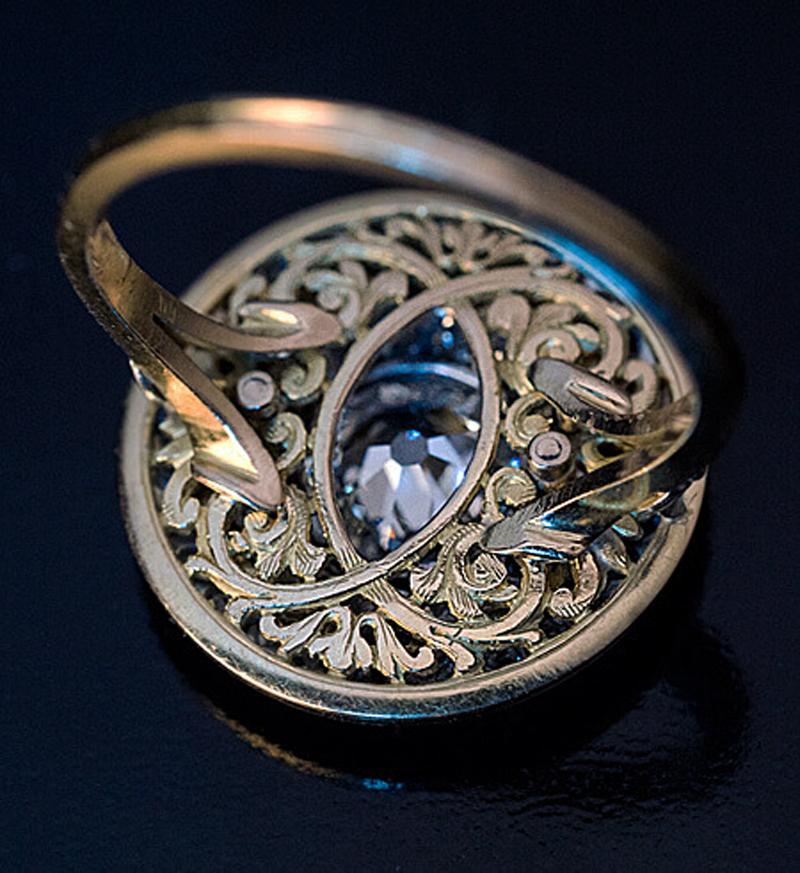 Belle Époque Belle Epoque Antique Diamond Engagement Ring