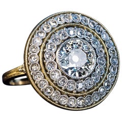 Belle Epoque Antique Diamond Engagement Ring