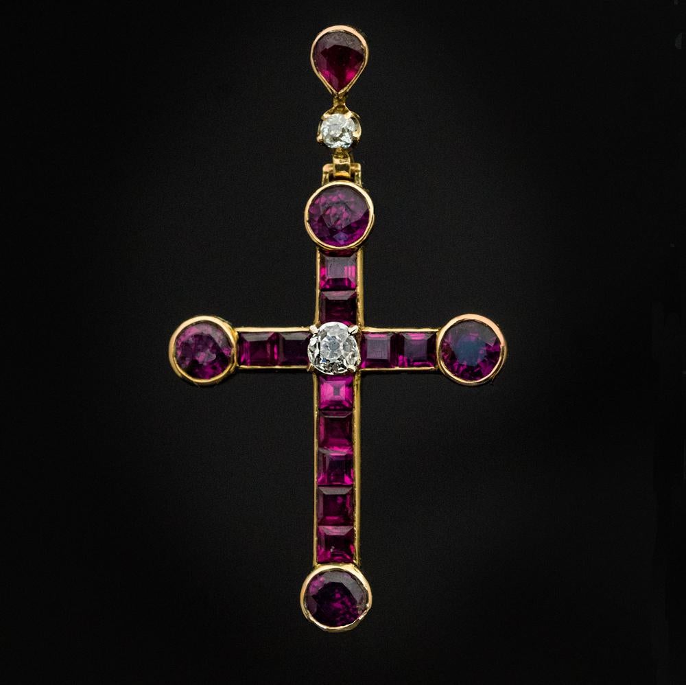 antique cross pendant