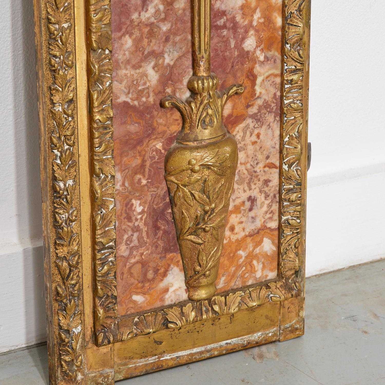 Belle Époque Kaminumrandung aus Bronze und Breccia-Marmor, Iris Apfel Collection'S im Angebot 3