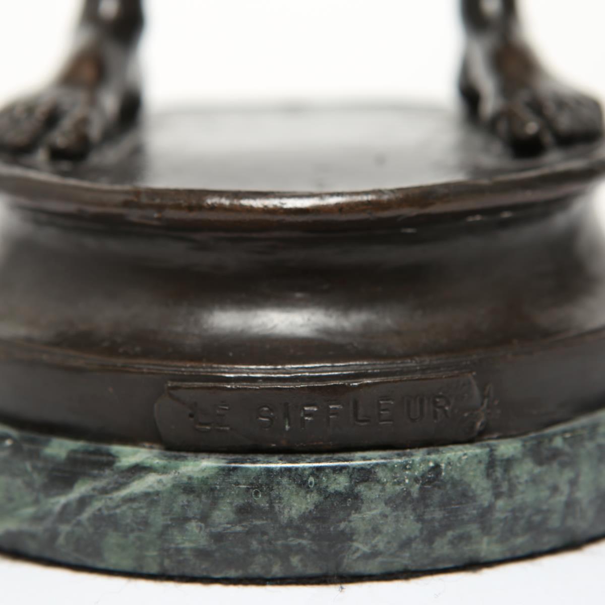 20th Century Belle Epoque Bronze Sculpture 'Le Siffleur' After Karl Kowalczewski