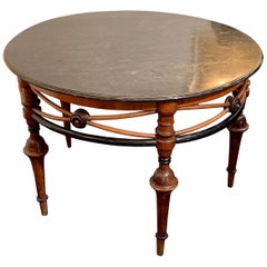 Belle Époque Center Hall Table, France, 19th Century